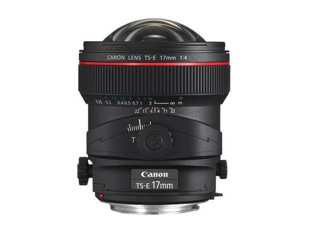 Canon TS-E 17mm f/4.0 L Tilt og Shift Objektiv